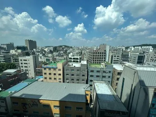 Image 1 of Hongdae Guesthouse2 1min from Hongik Uni station Exit #1