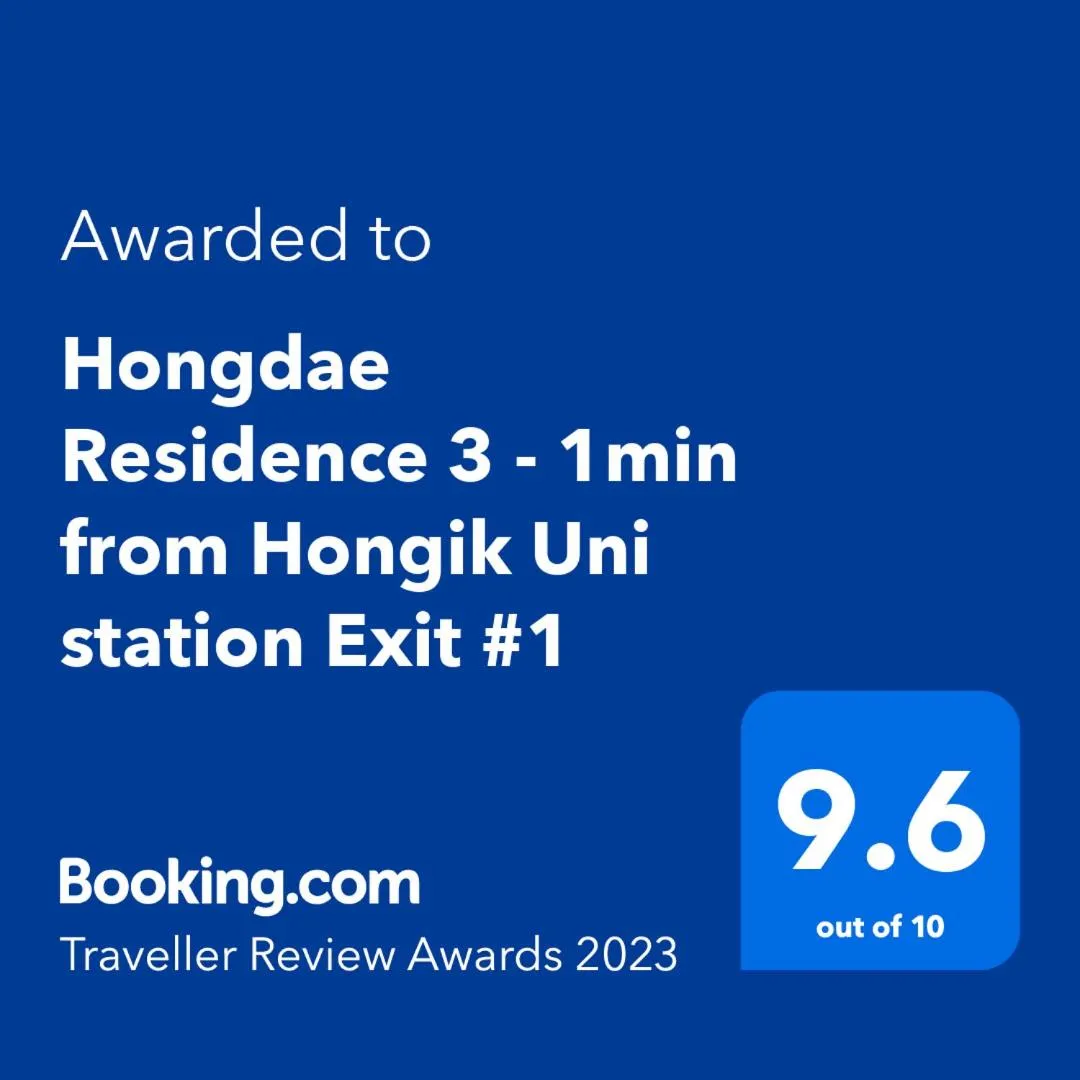 Image 3 of Hongdae Residence 3 – 1min from Hongik Uni station Exit #1
