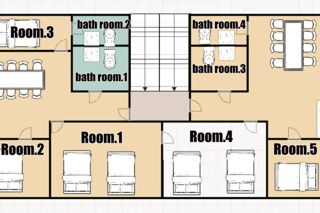 Image 1 of 1.Hongdae@ Cozy house 5room.4bath.
