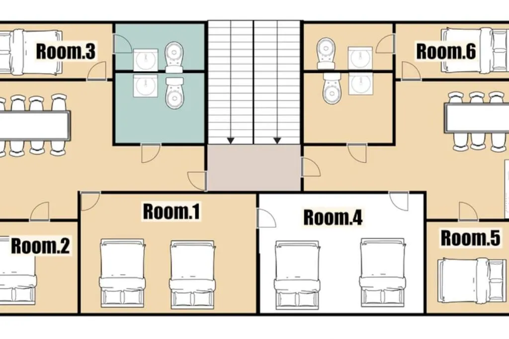 Image 1 of 3-Gu&Anne house Hongdae 6room & 4bath House