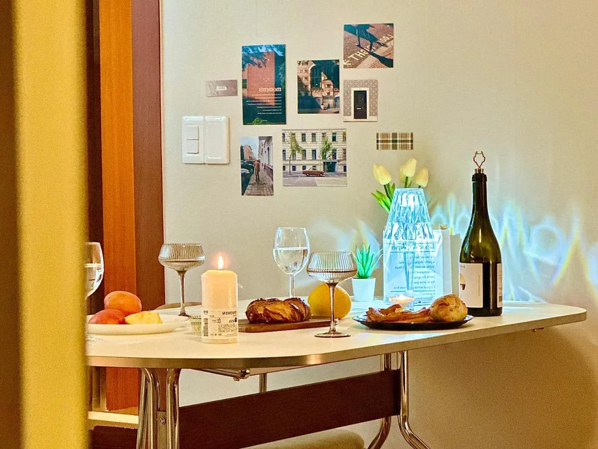 Image 4 of New, 3min to Hapjeong St, Airport bus stop, 10min to Hongdae & Mangwon Market, Han River Park, 2BR 2QB full of sunshine, Hotel bedding, City Nature