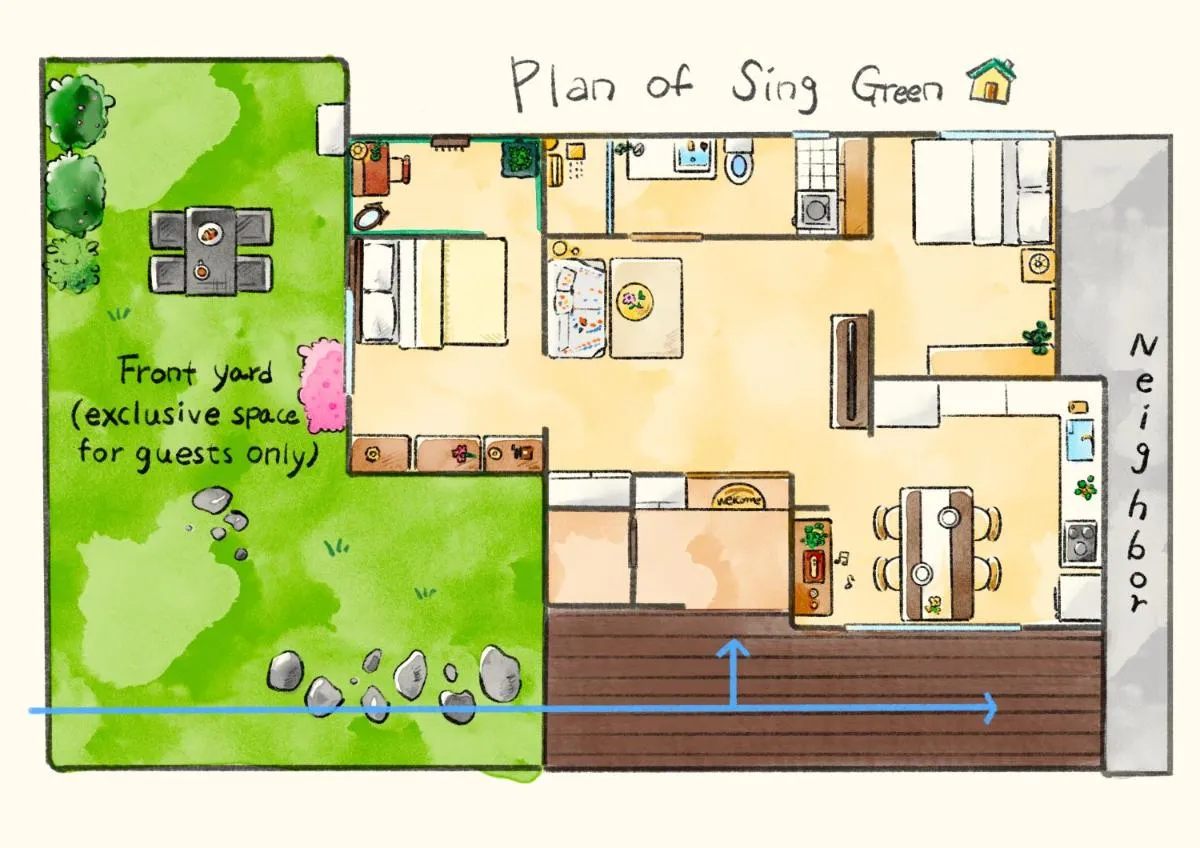 Image 2 of Sing Green_Seoul pension painting poetry and songs